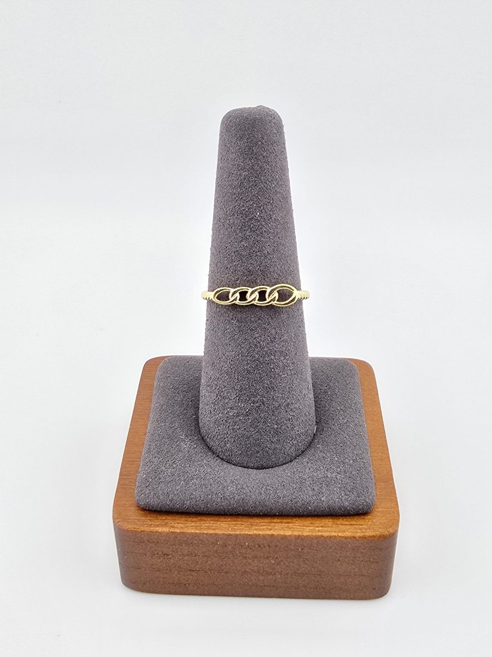 Gold Chain Link Ring
