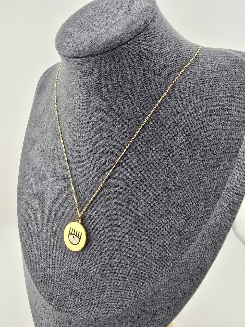 Mystic Gold Eye Pendant Necklace - Image 9