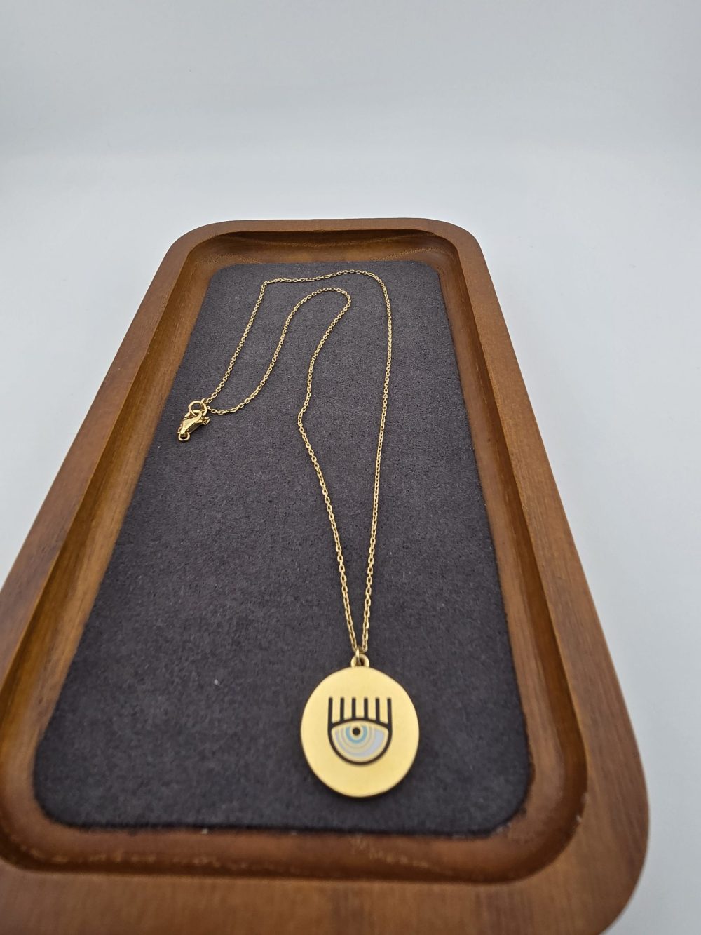 Mystic Gold Eye Pendant Necklace - Image 6