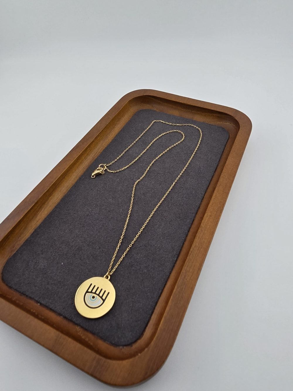 Mystic Gold Eye Pendant Necklace - Image 5