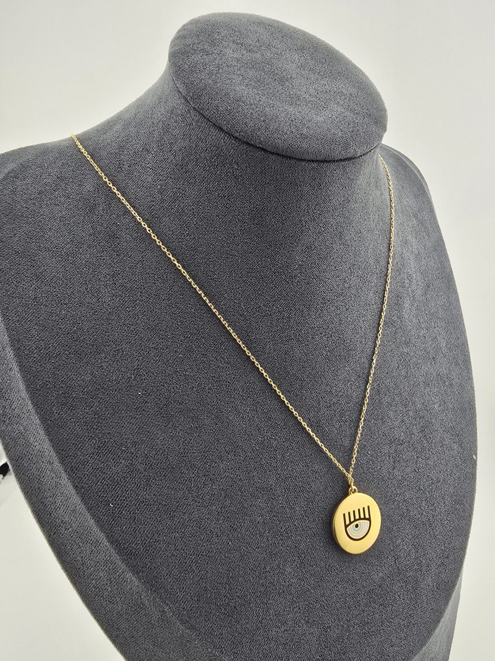Mystic Gold Eye Pendant Necklace - Image 10