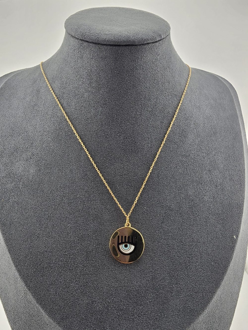 Mystic Gold Eye Pendant Necklace - Image 8