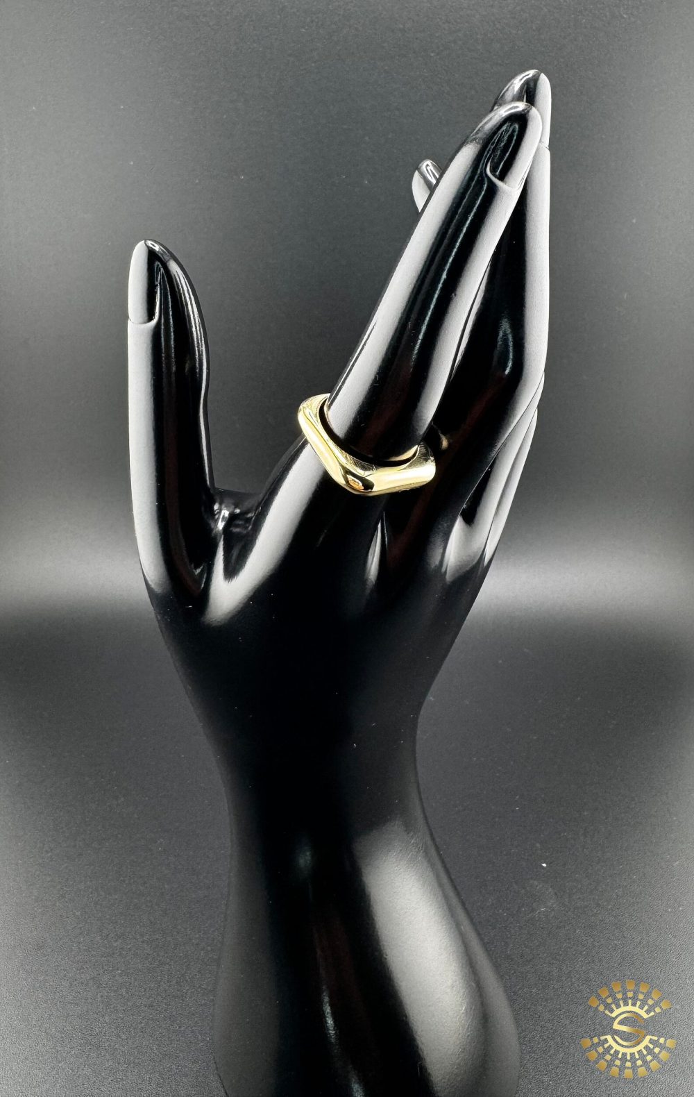 Gold Square Statement Ring - Image 12